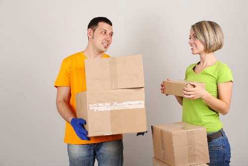 Well-organized household items stored safely in a unit